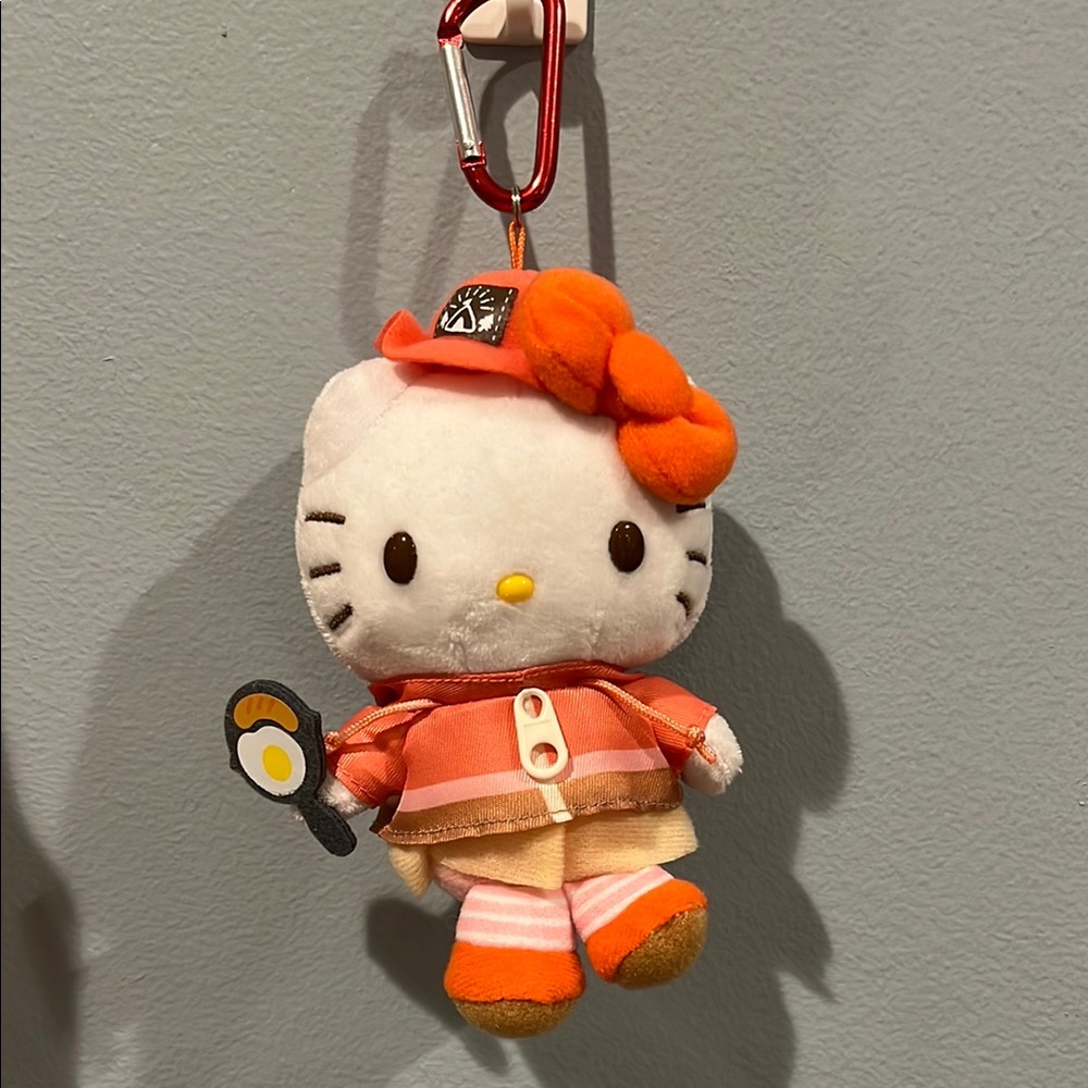 Hello Kitty Camper Plush Keychain